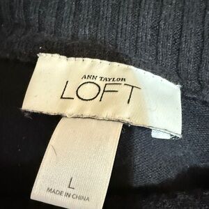 Ann Taylor LOFT Black Sweater